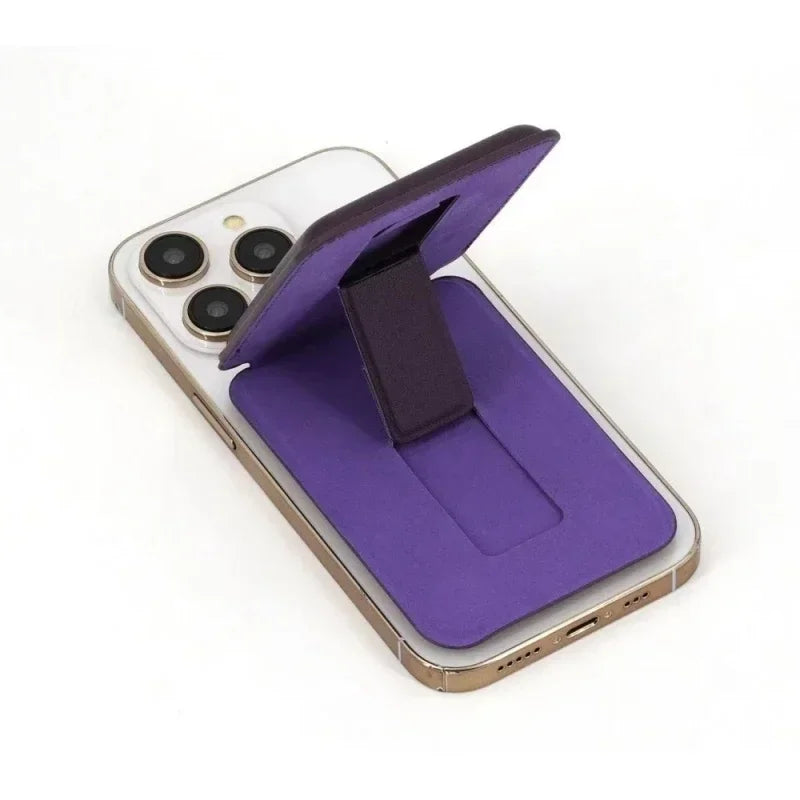 GridSnap Slim Magnetic Wallet & Stand