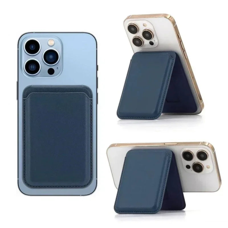 GridSnap Slim Magnetic Wallet & Stand