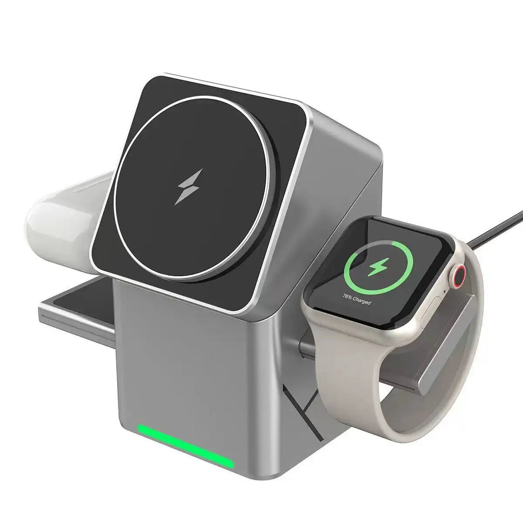 Bonola 3-in-1 Aluminum Magnetic Charging Station
